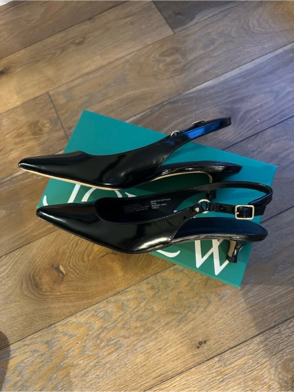 J.Crew Robin slingback heels spazzolato leather - Picture 6 of 6